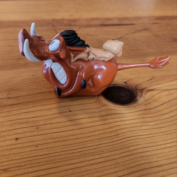 Lion King Timon and Pumba Disney 90s 1990s Burger King Toy Nostalgia Collectible - Picture 3 of 4